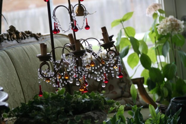 Venetian chandelier in The Orangery